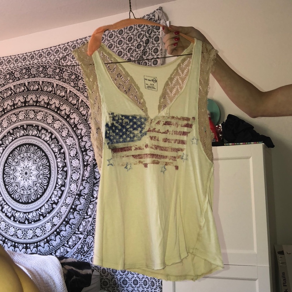 Free People USA tank top
